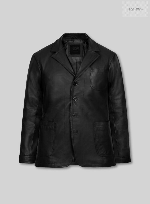 Daniel Craig Leather Blazer