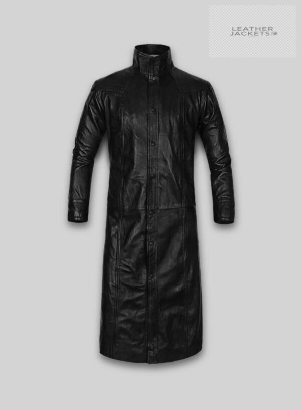 The Avengers Nick Fury Leather Trench Coat